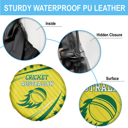 Australian Cricket Spare Tire Cover Southern Cross Stars - Heritage Graphic