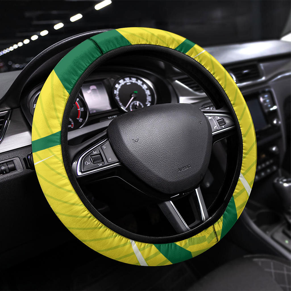 Australian Cricket Steering Wheel Cover Southern Cross Stars - Heritage Graphic
