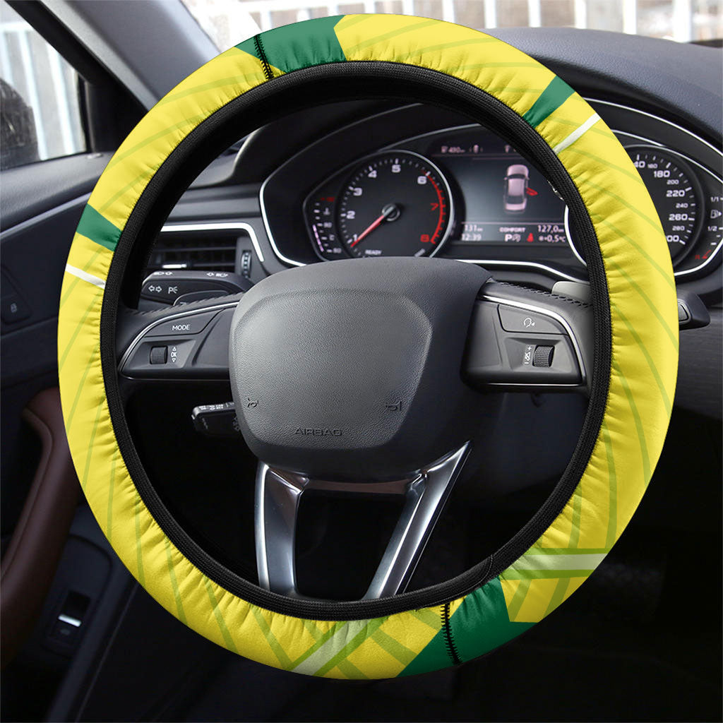 Australian Cricket Steering Wheel Cover Southern Cross Stars - Heritage Graphic