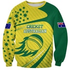 Australian Cricket Sweatshirt Southern Cross Stars - Heritage Graphic