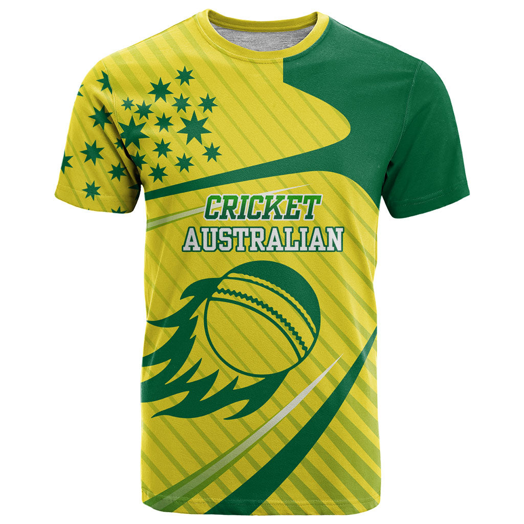 Australian Cricket T Shirt Southern Cross Stars - Heritage Graphic