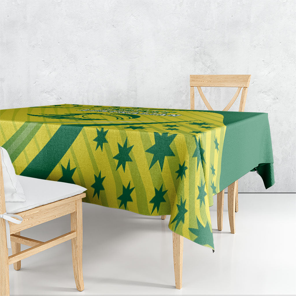 Australian Cricket Tablecloth Southern Cross Stars - Heritage Graphic
