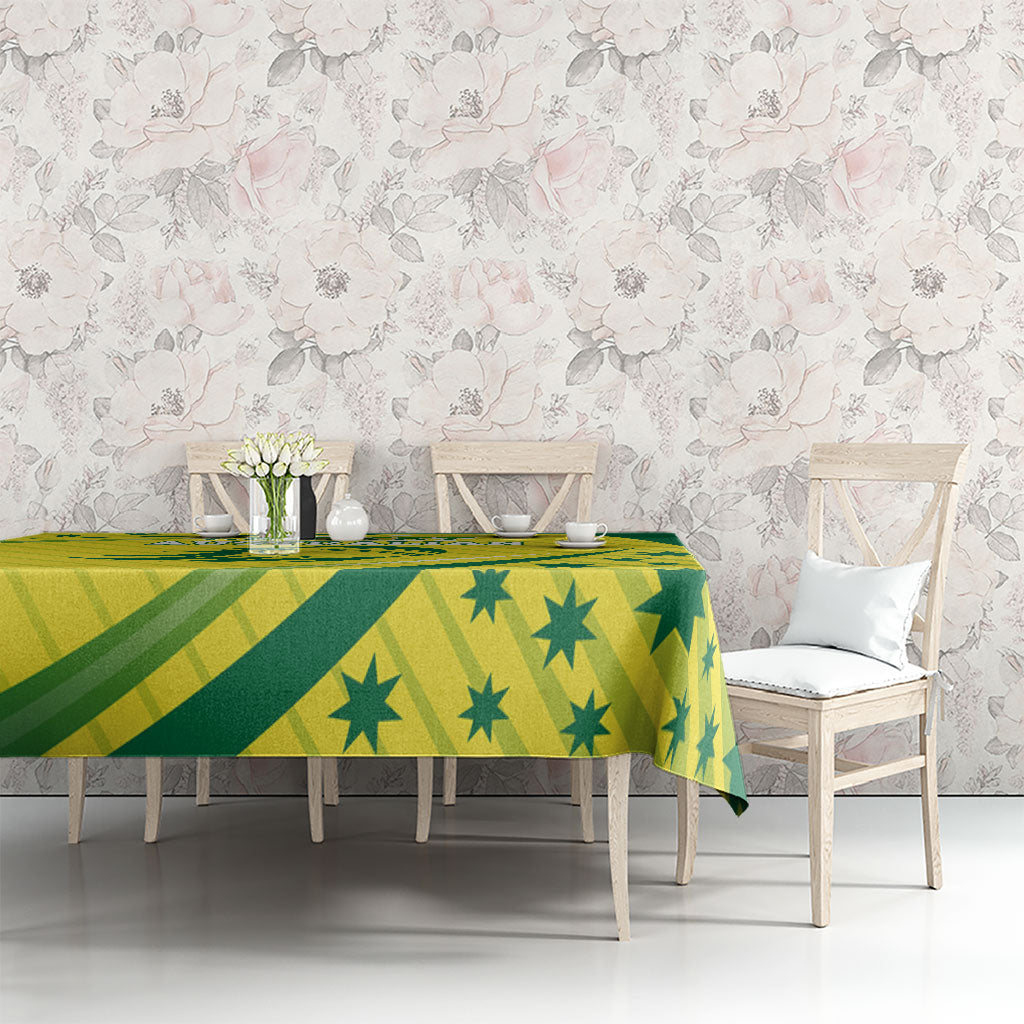 Australian Cricket Tablecloth Southern Cross Stars - Heritage Graphic