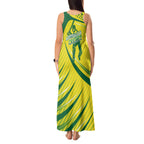 Australian Cricket Tank Maxi Dress Southern Cross Stars - Heritage Graphic