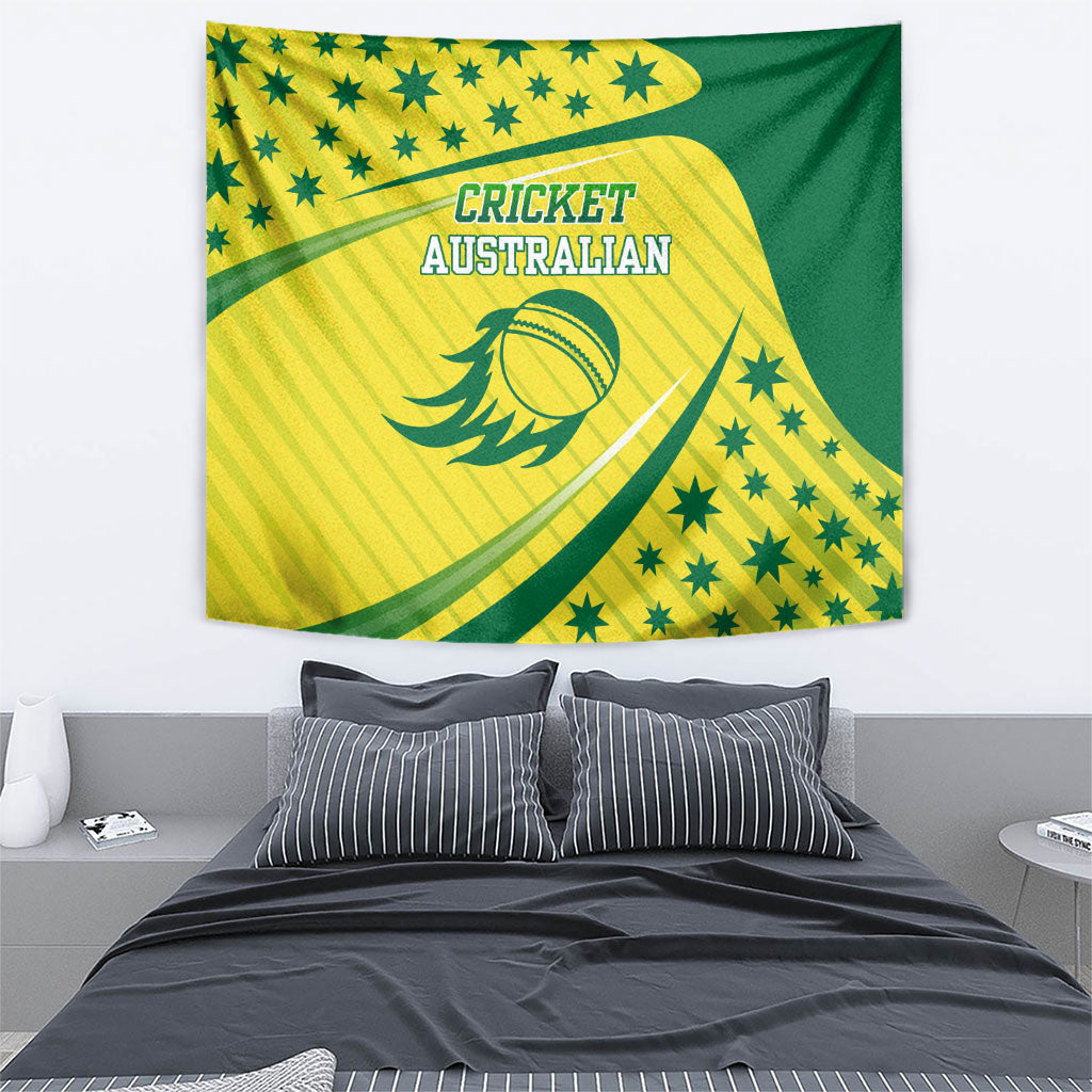 Australian Cricket Tapestry Southern Cross Stars - Heritage Graphic