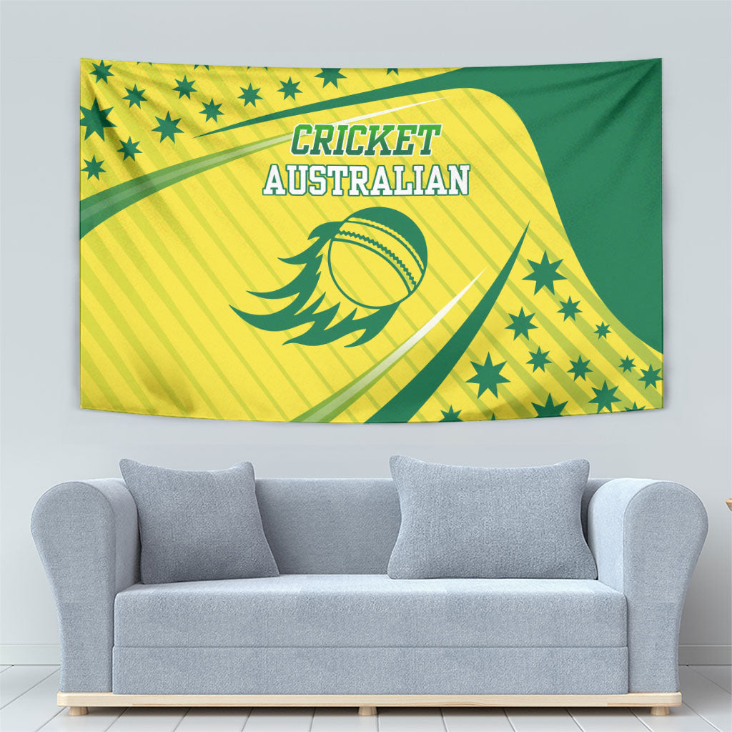 Australian Cricket Tapestry Southern Cross Stars - Heritage Graphic