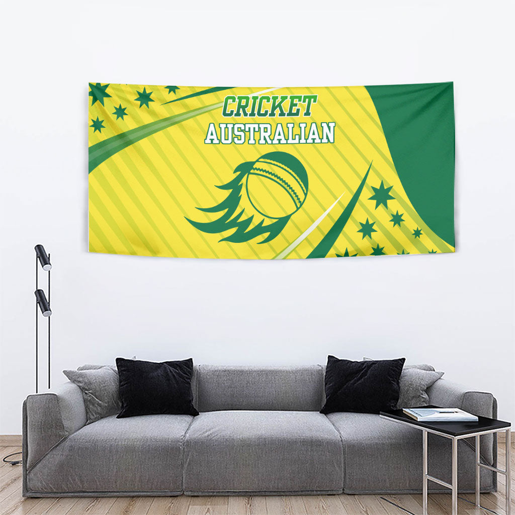 Australian Cricket Tapestry Southern Cross Stars - Heritage Graphic