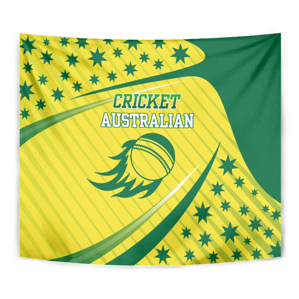 Australian Cricket Tapestry Southern Cross Stars - Heritage Graphic