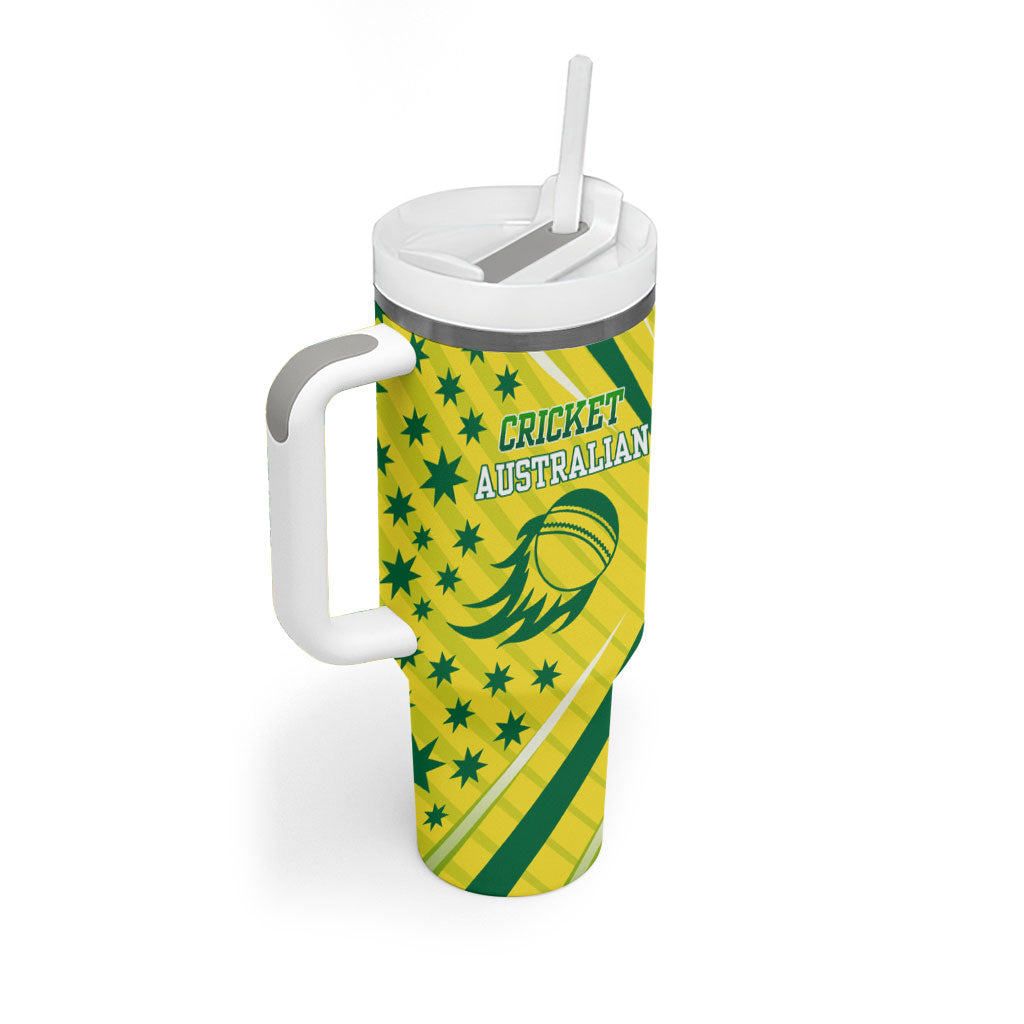 Australian Cricket Tumbler With Handle Southern Cross Stars - Heritage Graphic