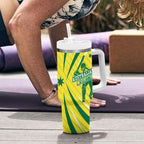Australian Cricket Tumbler With Handle Southern Cross Stars - Heritage Graphic