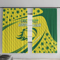 Australian Cricket Window Curtain Southern Cross Stars - Heritage Graphic
