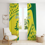 Australian Cricket Window Curtain Southern Cross Stars - Heritage Graphic