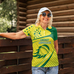 Australian Cricket Women Polo Shirt Southern Cross Stars - Heritage Graphic