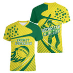 Australian Cricket Women V-Neck T-Shirt Southern Cross Stars - Heritage Graphic