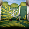 Australian Cricket Back Car Seat Cover Dynamic Stripe Graphic With Player Silhouette