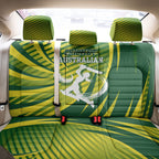 Australian Cricket Back Car Seat Cover Dynamic Stripe Graphic With Player Silhouette