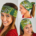 Australian Cricket Neck Gaiter Dynamic Stripe Graphic With Player Silhouette