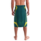 Australian Cricket Lavalava Dark Green Halftone Tech Graphic - Southern Cross Stars