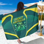 Australian Cricket Sarong Dark Green Halftone Tech Graphic - Southern Cross Stars