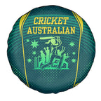 Australian Cricket Spare Tire Cover Dark Green Halftone Tech Graphic - Southern Cross Stars