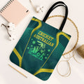 Australian Cricket Tote Bag Dark Green Halftone Tech Graphic - Southern Cross Stars