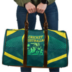 Australian Cricket Travel Bag Dark Green Halftone Tech Graphic - Southern Cross Stars