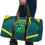 Australian Cricket Travel Bag Dark Green Halftone Tech Graphic - Southern Cross Stars