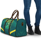 Australian Cricket Travel Bag Dark Green Halftone Tech Graphic - Southern Cross Stars