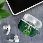 Australian Boomers Basketball AirPods Case Green Hexagon Camo Style With Dynamic Slam Dunk Graphic