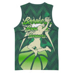 Australian Boomers Basketball Basketball Jersey Green Hexagon Camo Style With Dynamic Slam Dunk Graphic