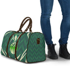 Australian Boomers Basketball Travel Bag Green Hexagon Camo Style With Dynamic Slam Dunk Graphic