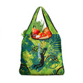Australian Boomers Basketball Grocery Bag Shattered Glass Effect With Flaming Ball And Grunge Brushstrokes