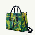 Australian Boomers Basketball Leather Bag Shattered Glass Effect With Flaming Ball And Grunge Brushstrokes