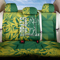 Australian Opals Basketball Back Car Seat Cover Geometric Tribal Pattern In Green And Gold Athletic Art