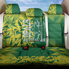 Australian Opals Basketball Back Car Seat Cover Geometric Tribal Pattern In Green And Gold Athletic Art