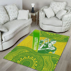 Australian Diamonds Netball Area Rug Indigenous Aboriginal Art Style Dot Pattern Graphics