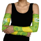 Australian Diamonds Netball Arm Sleeves Indigenous Aboriginal Art Style Dot Pattern Graphics