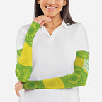 Australian Diamonds Netball Arm Sleeves Indigenous Aboriginal Art Style Dot Pattern Graphics