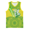 Australian Diamonds Netball Basketball Jersey Indigenous Aboriginal Art Style Dot Pattern Graphics
