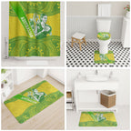 Australian Diamonds Netball Bathroom Set Indigenous Aboriginal Art Style Dot Pattern Graphics