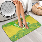 Australian Diamonds Netball Bathroom Set Indigenous Aboriginal Art Style Dot Pattern Graphics