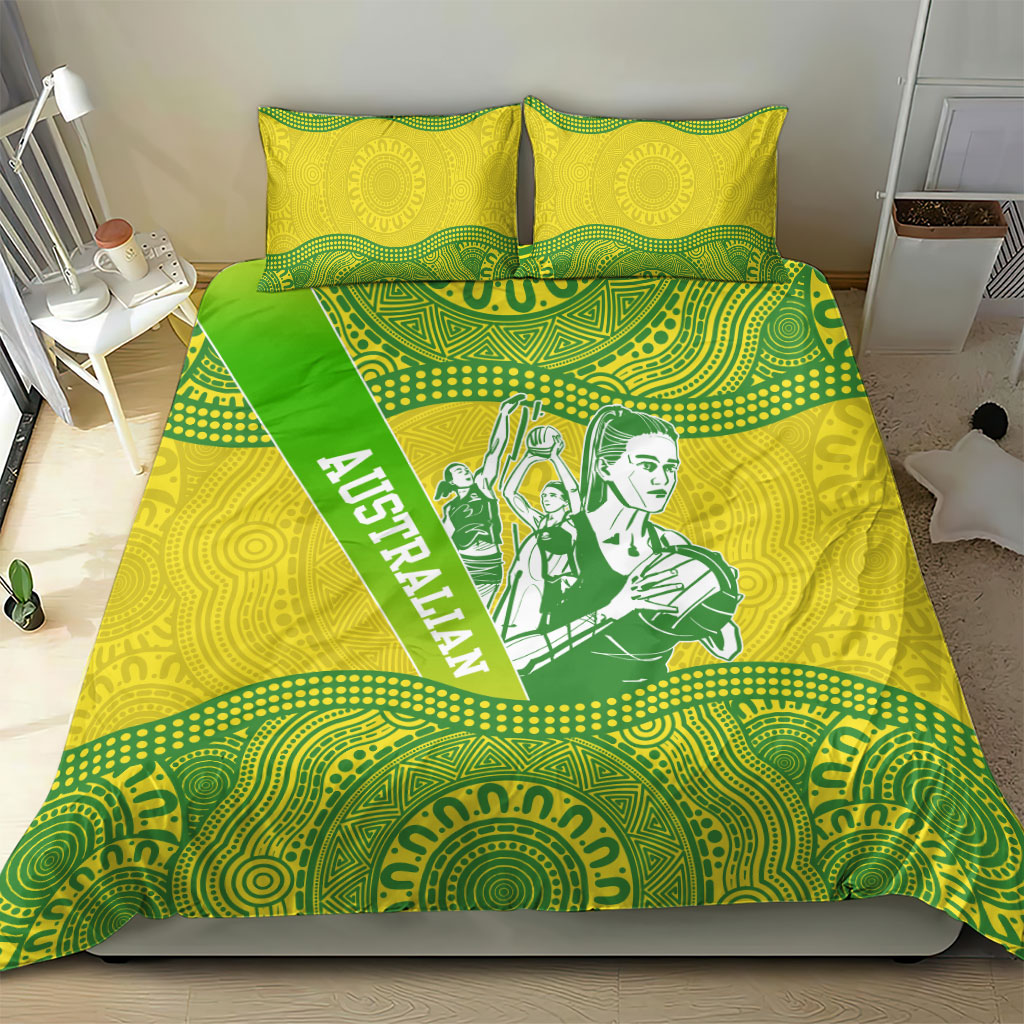 Australian Diamonds Netball Bedding Set Indigenous Aboriginal Art Style Dot Pattern Graphics