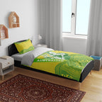 Australian Diamonds Netball Bedding Set Indigenous Aboriginal Art Style Dot Pattern Graphics