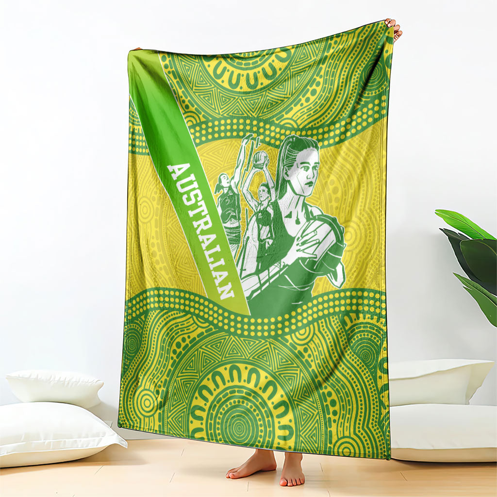 Australian Diamonds Netball Blanket Indigenous Aboriginal Art Style Dot Pattern Graphics
