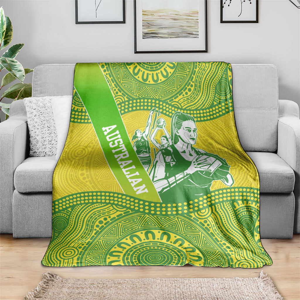 Australian Diamonds Netball Blanket Indigenous Aboriginal Art Style Dot Pattern Graphics