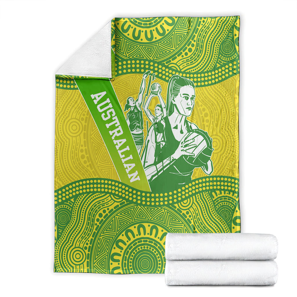 Australian Diamonds Netball Blanket Indigenous Aboriginal Art Style Dot Pattern Graphics