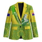 Australian Diamonds Netball Blazer Indigenous Aboriginal Art Style Dot Pattern Graphics