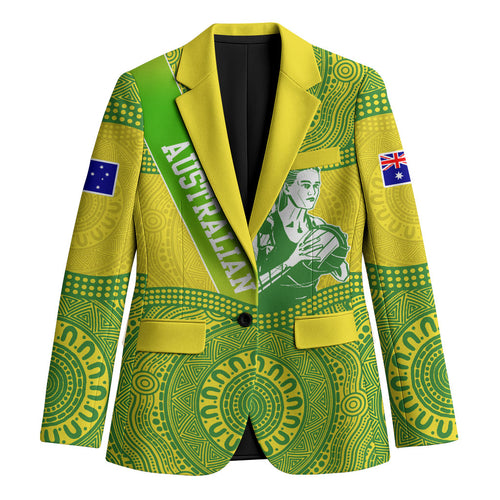 Australian Diamonds Netball Blazer Indigenous Aboriginal Art Style Dot Pattern Graphics