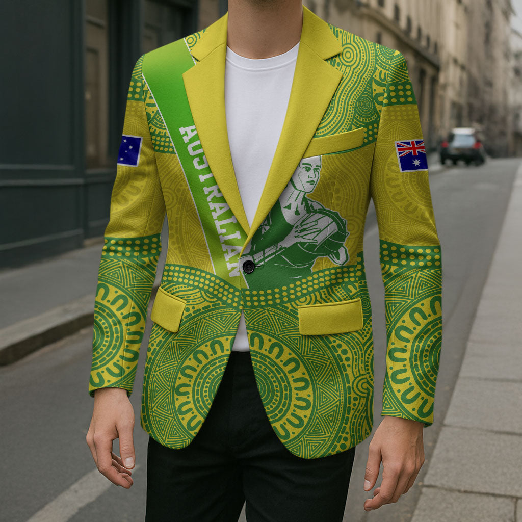 Australian Diamonds Netball Blazer Indigenous Aboriginal Art Style Dot Pattern Graphics