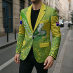 Australian Diamonds Netball Blazer Indigenous Aboriginal Art Style Dot Pattern Graphics